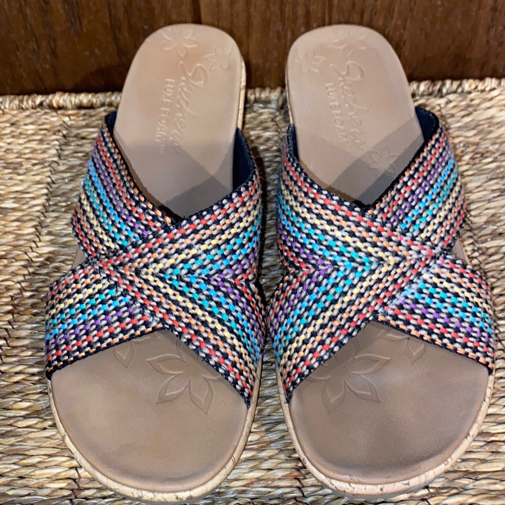 Sketchers Cali Beverlee - Delighted Multi-Colored Sandal